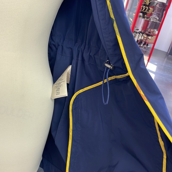 Navy Burberry Brit Parka - Picture 4 of 5